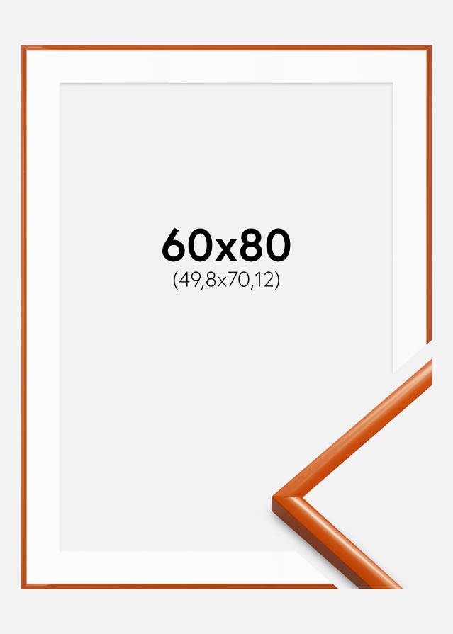 Ramme New Lifestyle Orange 60x80 cm - Passepartout Hvid 20x28 inches