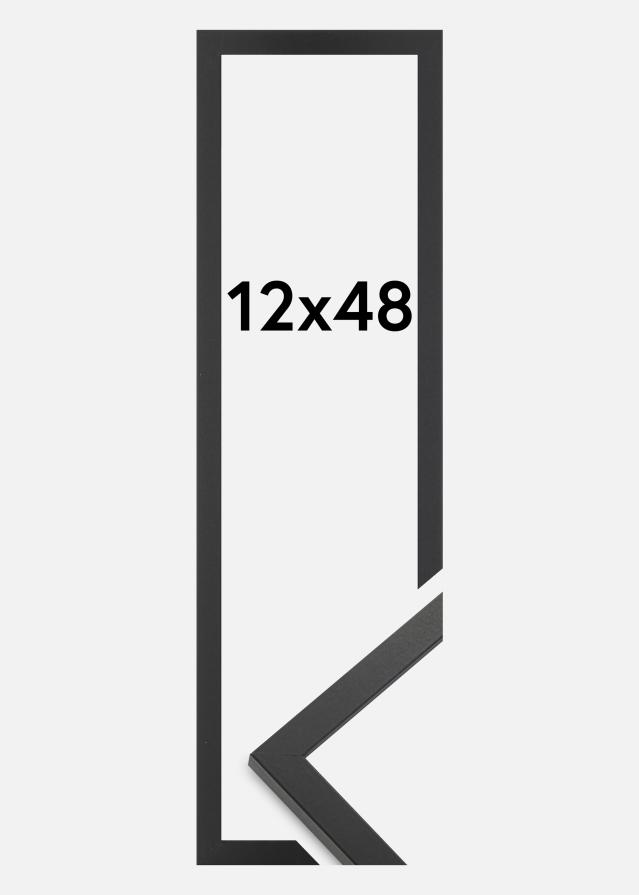 Ramme Trendy Akrylglas Sort 12x48 cm
