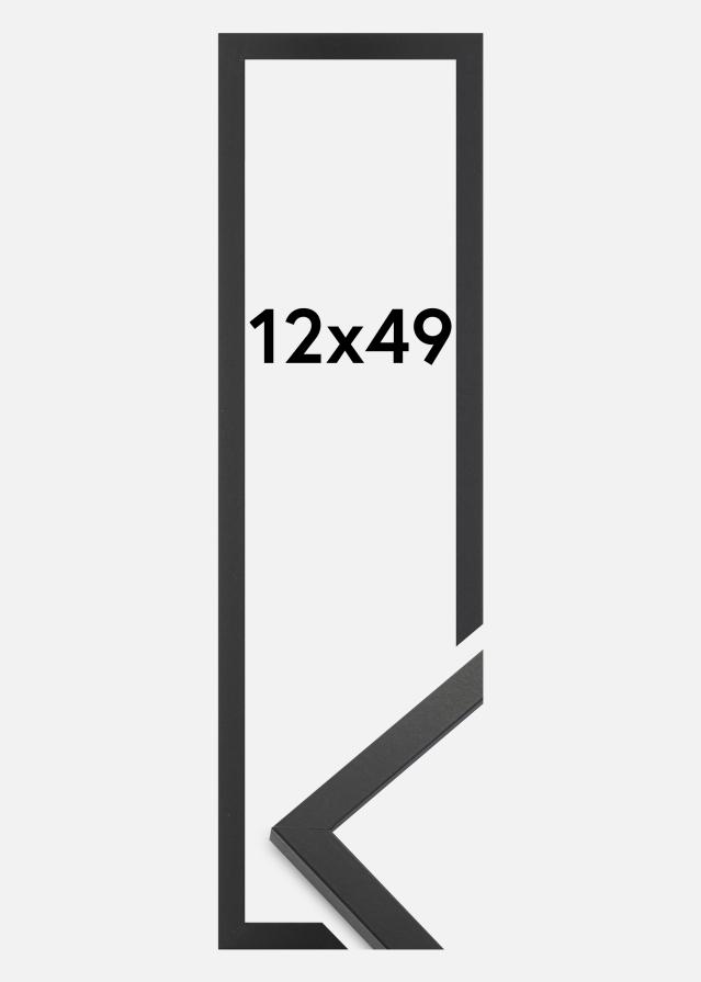Ramme Trendy Akrylglas Sort 12x49 cm