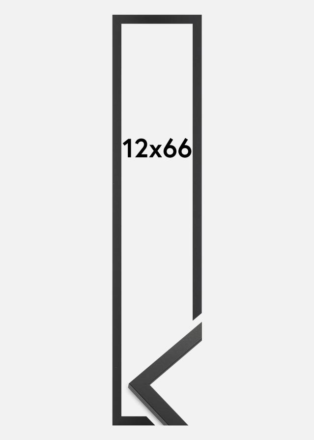 Ramme Trendy Akrylglas Sort 12x66 cm