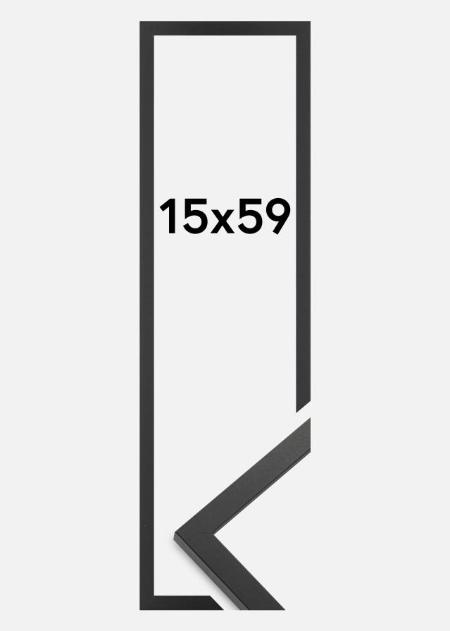 Ramme Trendy Akrylglas Sort 15x59 cm