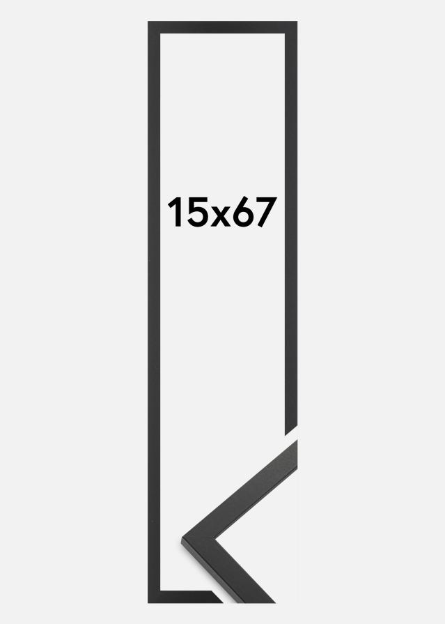 Ramme Trendy Akrylglas Sort 15x67 cm