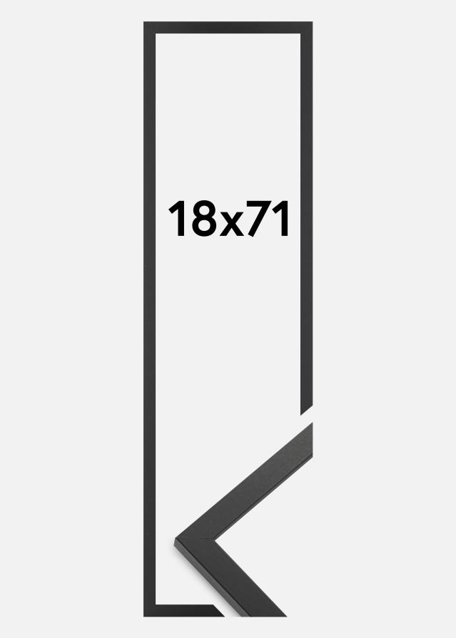 Ramme Trendy Akrylglas Sort 18x71 cm