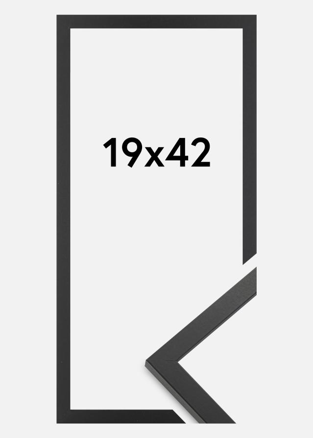 Ramme Trendy Akrylglas Sort 19x42 cm