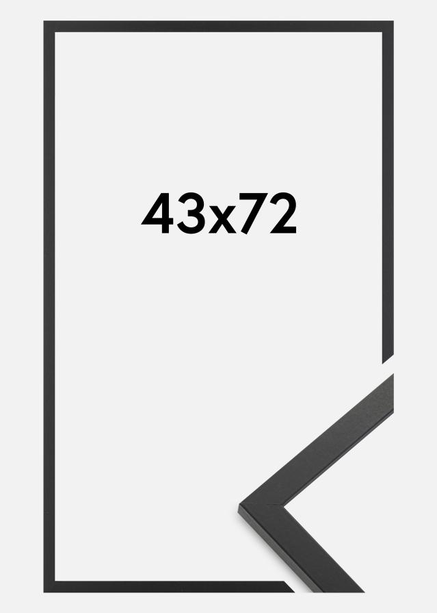 Ramme Trendy Akrylglas Sort 43x72 cm