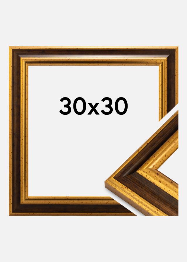Ramme Aberystwyth Akrylglas Guld 30x30 cm
