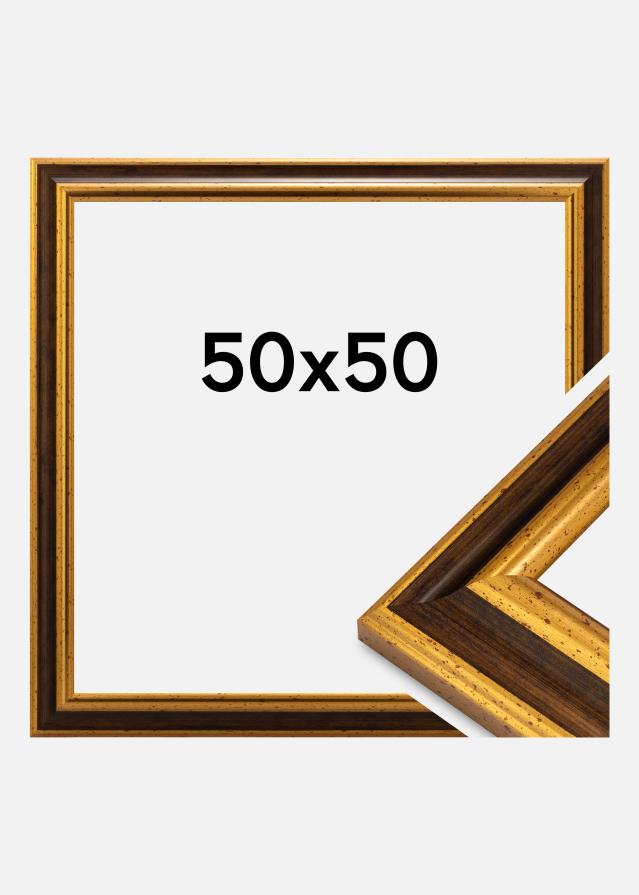 Ramme Aberystwyth Akrylglas Guld 50x50 cm