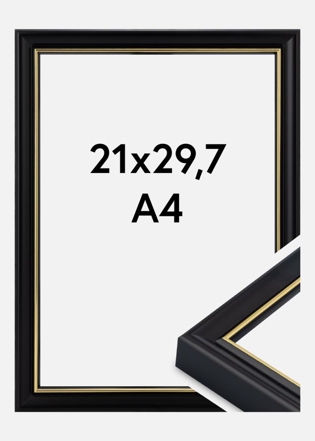 Ramme Canterbury Akrylglas Sort 21x29,7 cm (A4)