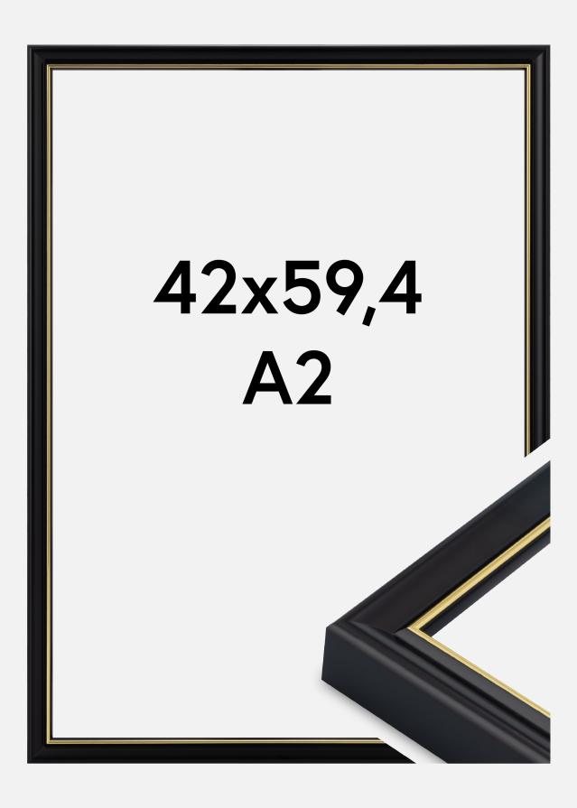 Ramme Canterbury Akrylglas Sort 42x59.4 cm (A2)