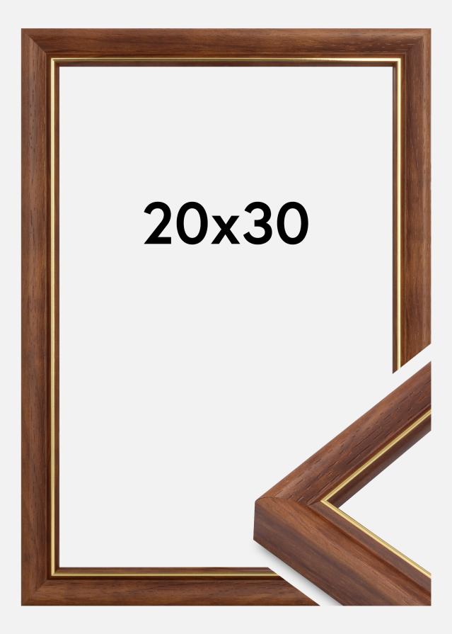 Ramme Canterbury Akrylglas Brun 20x30 cm