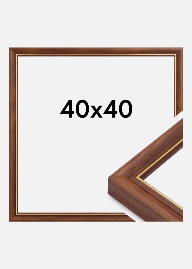 Ramme Canterbury Akrylglas Brun 40x40 cm