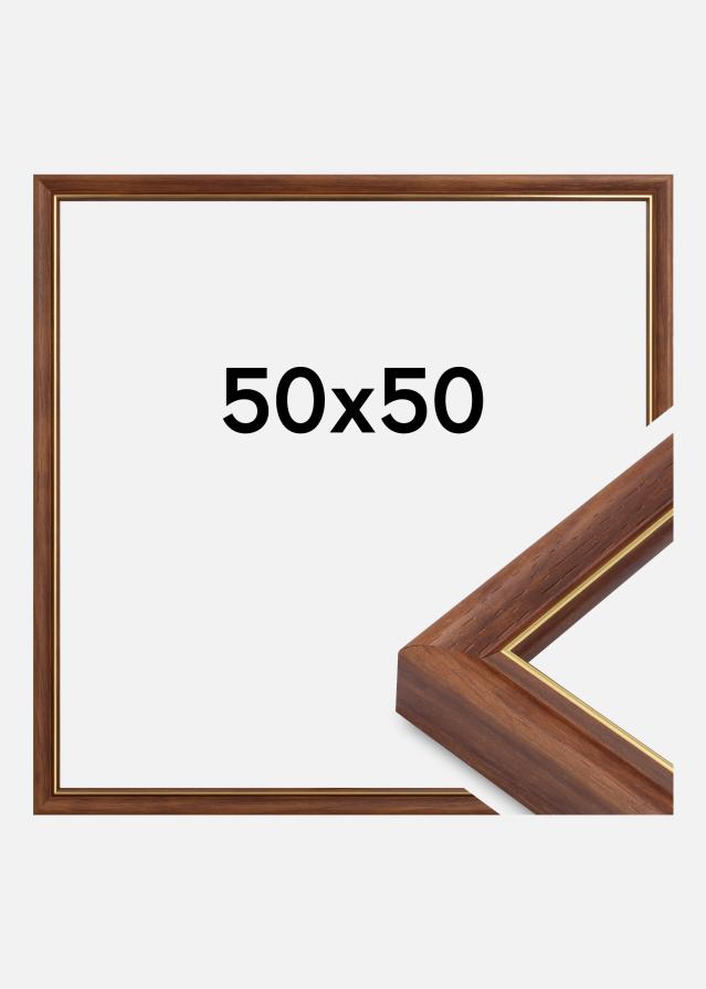 Ramme Canterbury Akrylglas Brun 50x50 cm