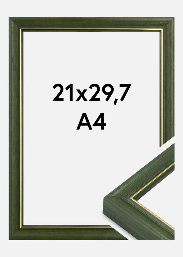 Ramme Canterbury Akrylglas Grøn 21x29,7 cm (A4)