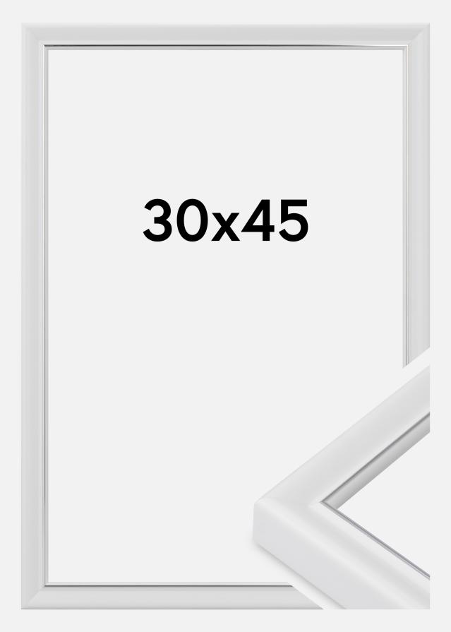 Ramme Canterbury Akrylglas Hvid 30x45 cm