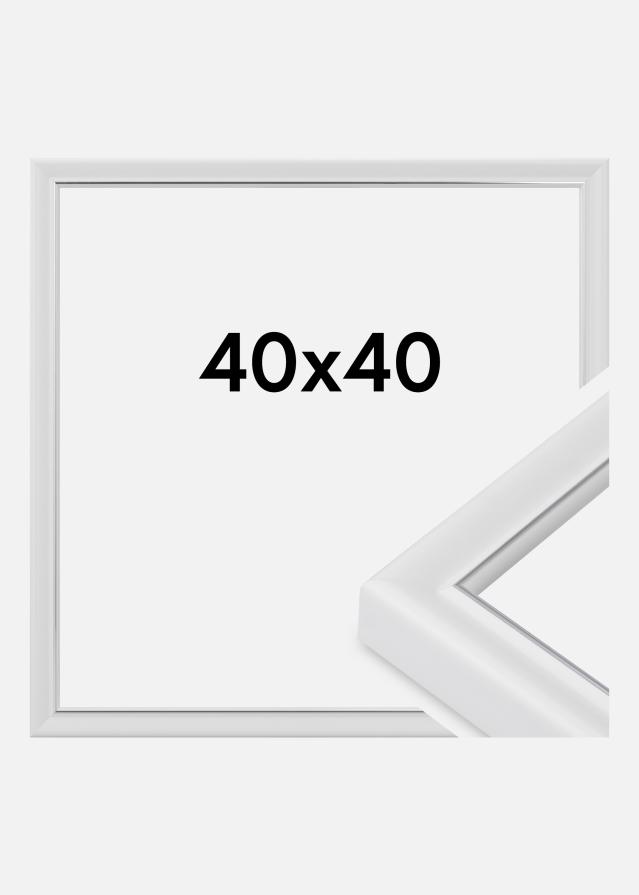 Ramme Canterbury Akrylglas Hvid 40x40 cm