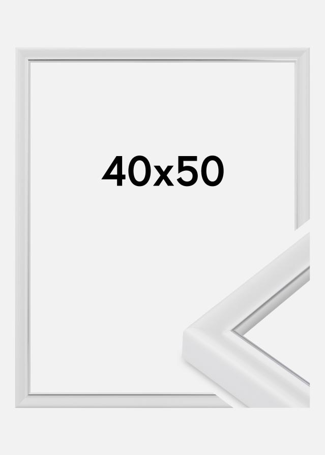 Ramme Canterbury Akrylglas Hvid 40x50 cm