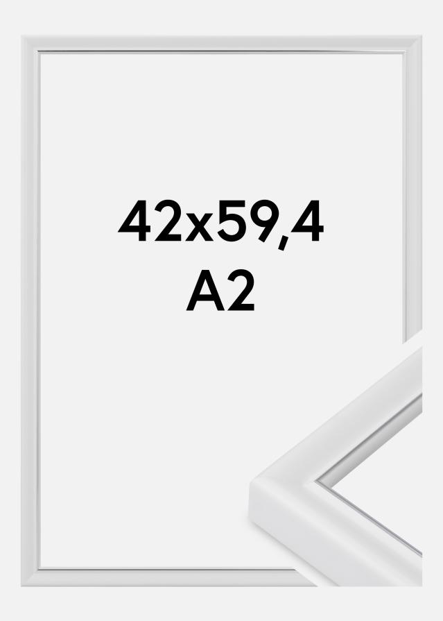 Ramme Canterbury Akrylglas Hvid 42x59,4 cm (A2)