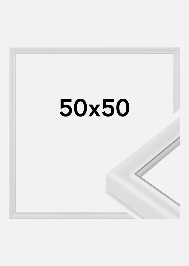 Ramme Canterbury Akrylglas Hvid 50x50 cm