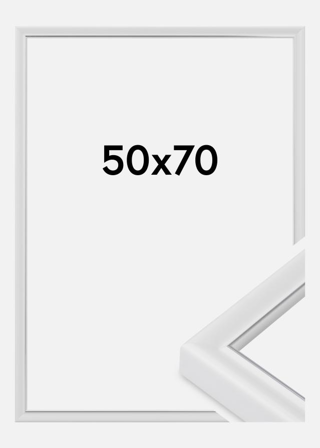 Ramme Canterbury Akrylglas Hvid 50x70 cm