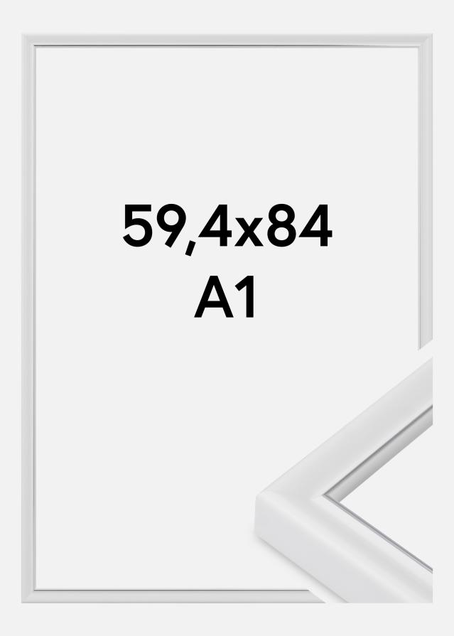 Ramme Canterbury Akrylglas Hvid 59.4x84 cm (A1)