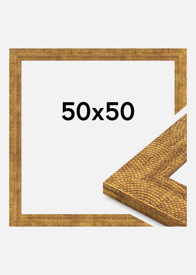 Ramme Linea Akrylglas Gold 50x50 cm