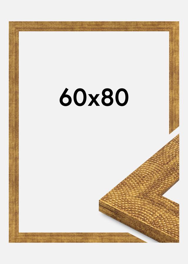 Ramme Linea Akrylglas Gold 60x80 cm