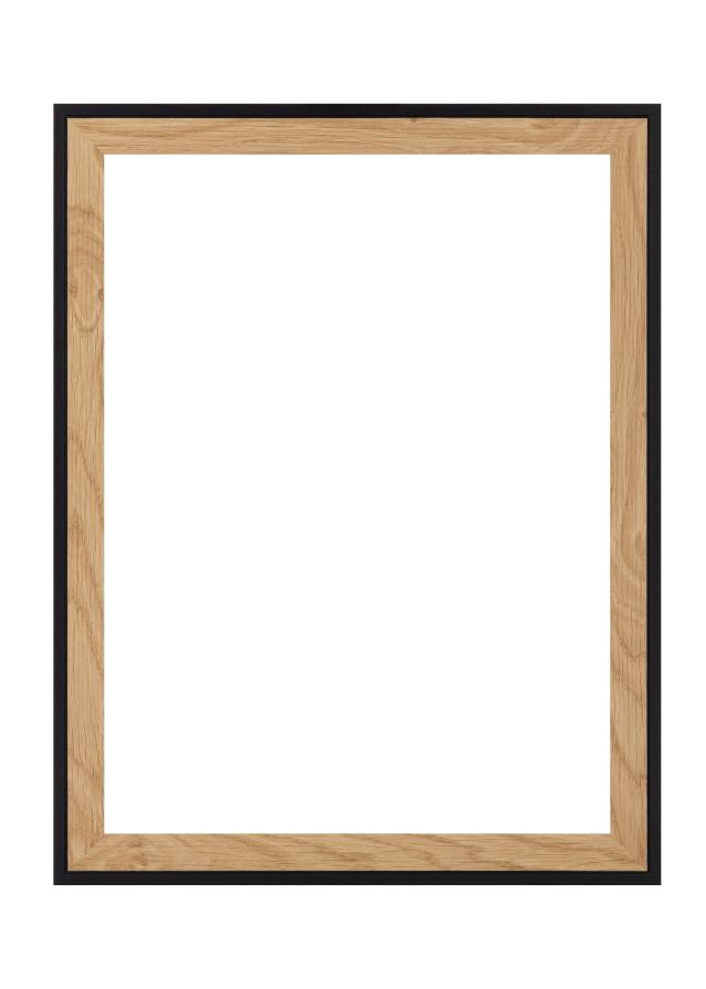 Ramme Linea Akrylglas Oak / Black 40x50 cm
