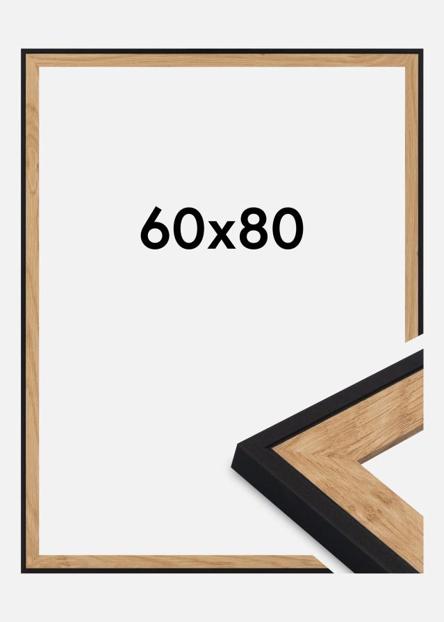Ramme Iris Akrylglas Sort 60x80 cm