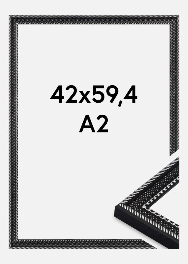 Ramme Trellis Akrylglas Vintage Black 42x59.4 cm (A2)