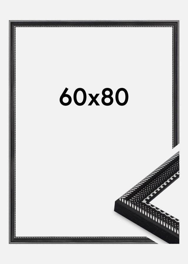 Ramme Trellis Akrylglas Vintage Black 60x80 cm