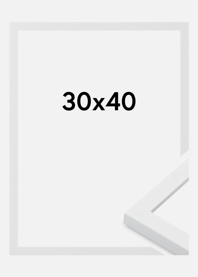 Ramme Oban Akrylglas Hvid 30x40 cm