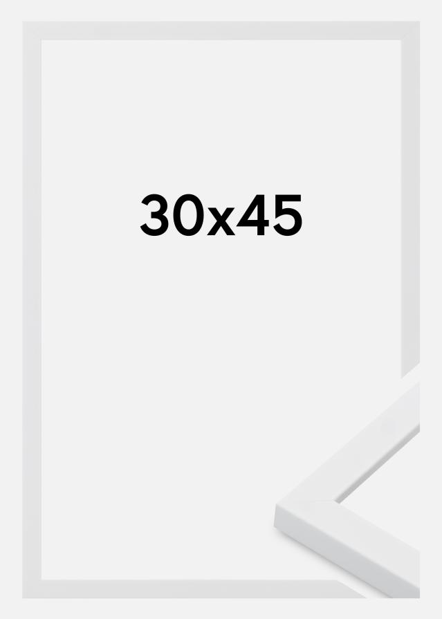 Ramme Oban Akrylglas Hvid 30x45 cm