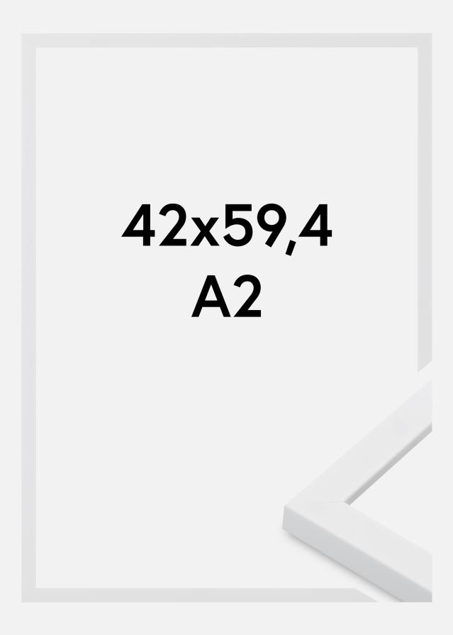 Ramme Oban Akrylglas Hvid 42x59,4 cm (A2)
