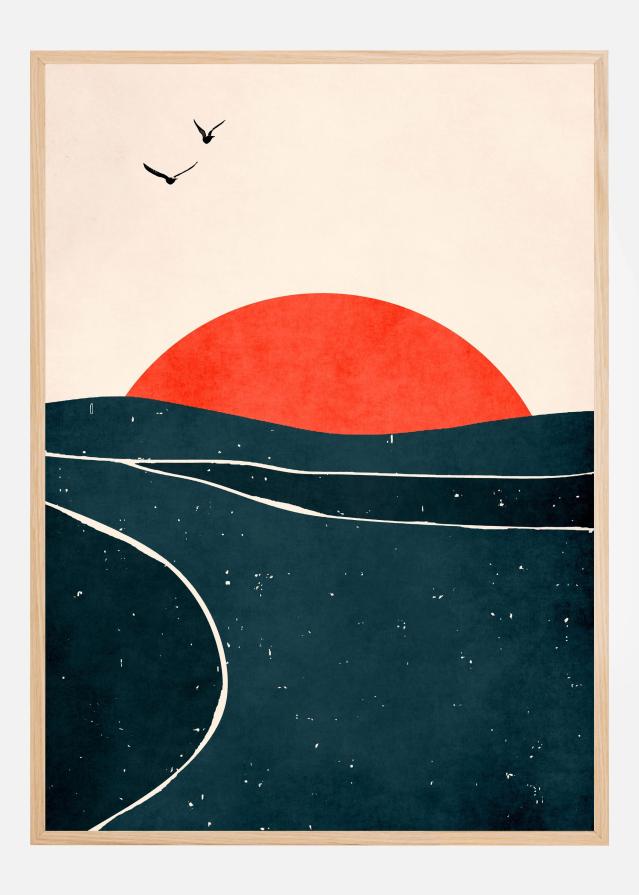 Dancing Seagulls Plakat