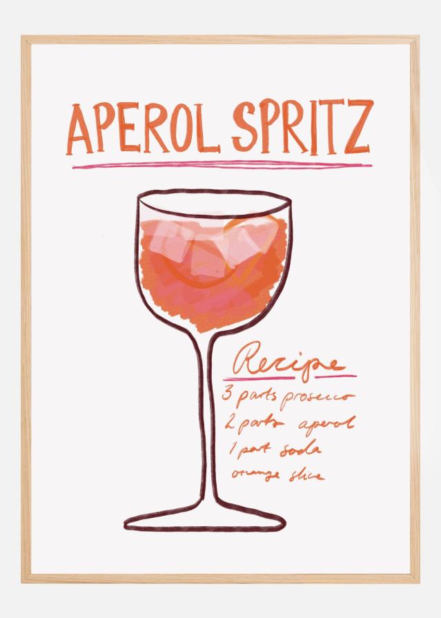 Spritz Recipe Delight Plakat