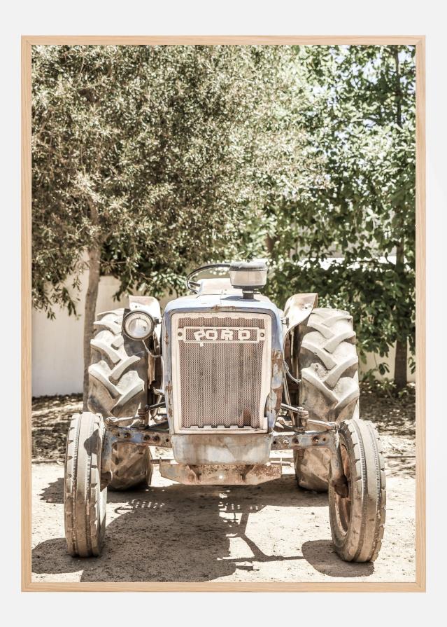 Rugged Tractor Scene Plakat