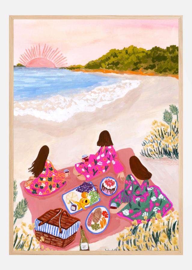 Beach Picnic Plakat