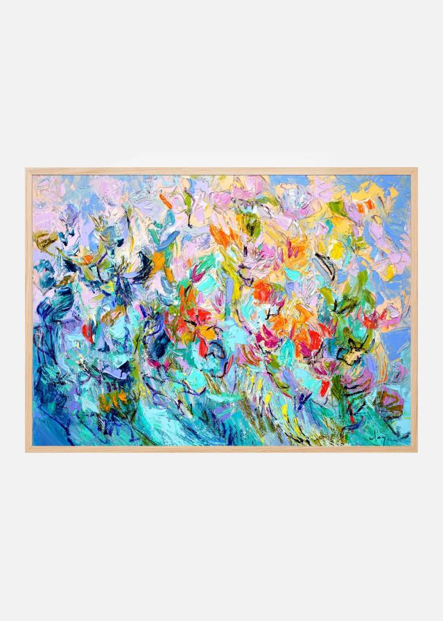 Radiant Floral Harmony Plakat