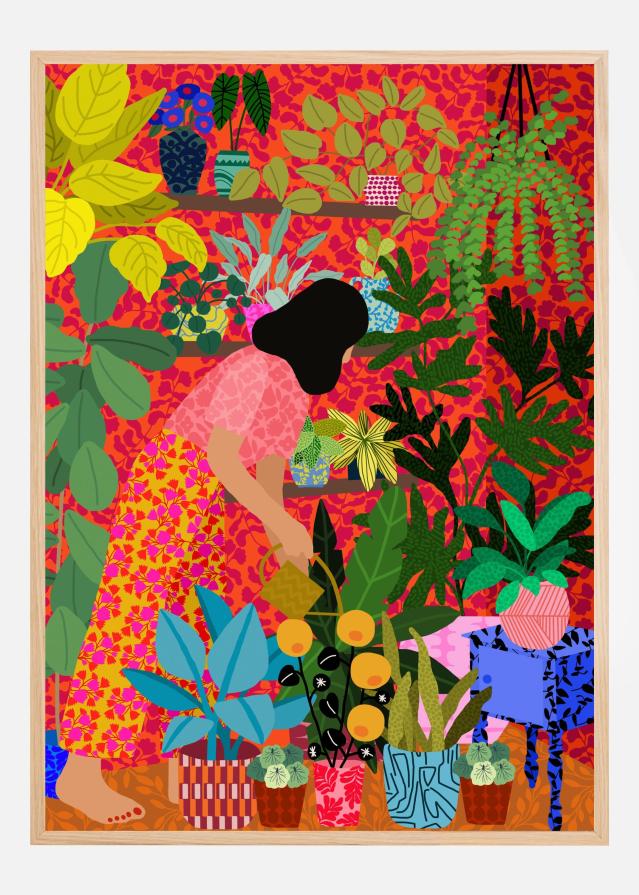 Watering My Plants Plakat