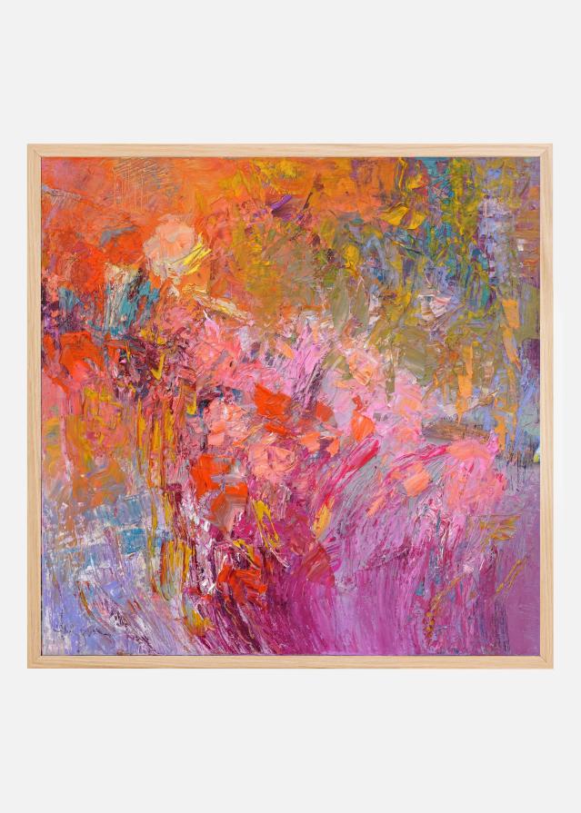 New Morning In Rose Garden Plakat