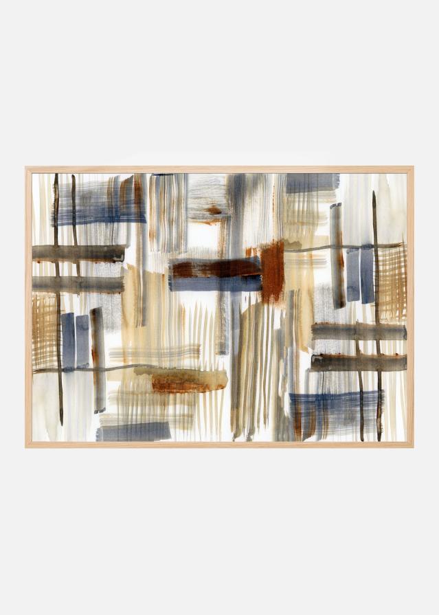 Earthtone Shapes Plakat