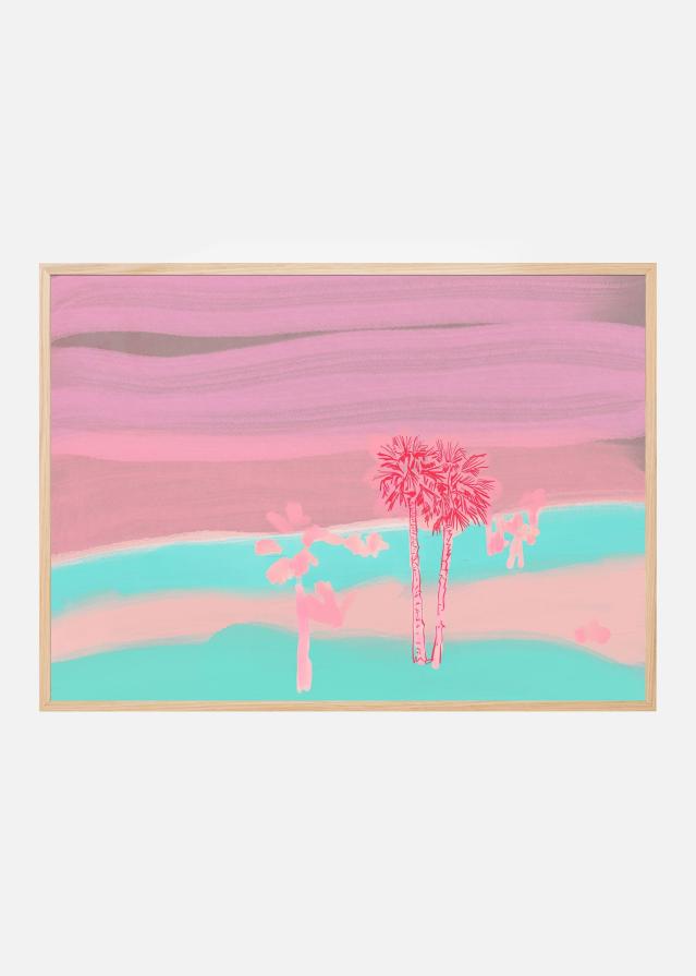 Beach Sundown In Sicily Plakat