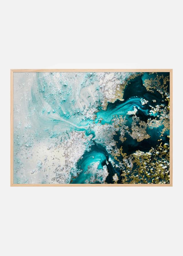 Abstract Coastal- Sea View Plakat