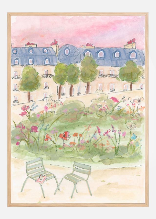 Parisian Garden Plakat