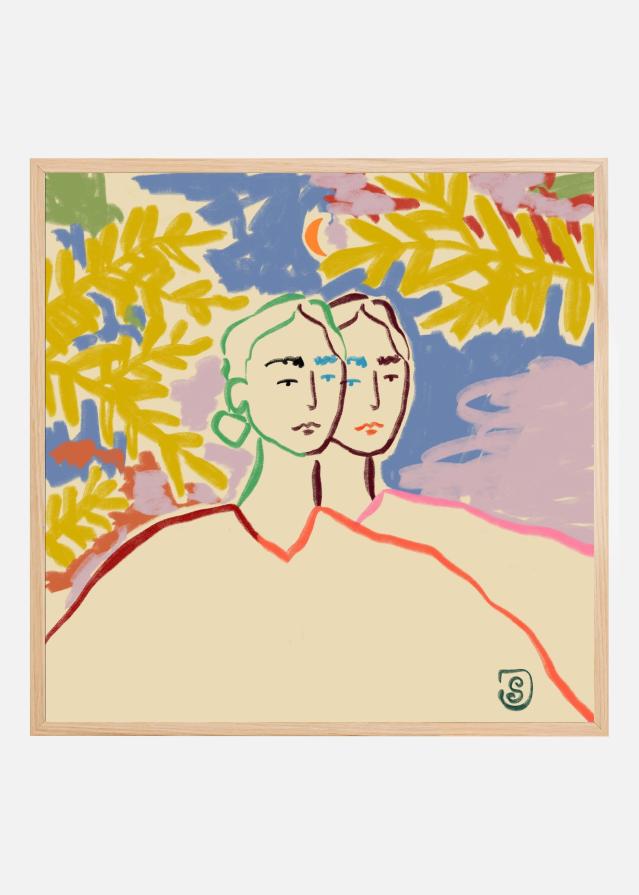 Gemeni Zodiac Plakat