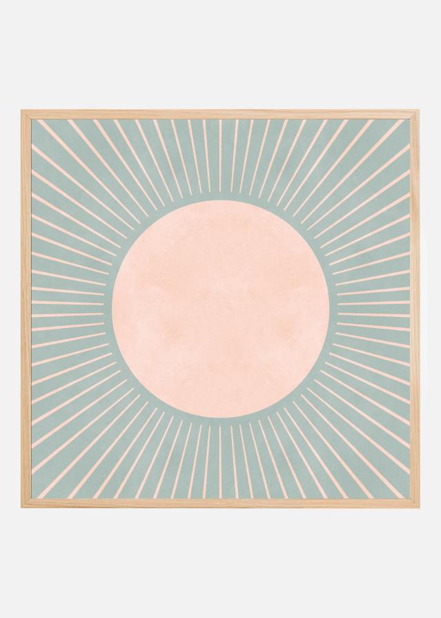 Soft Beige Circle Plakat