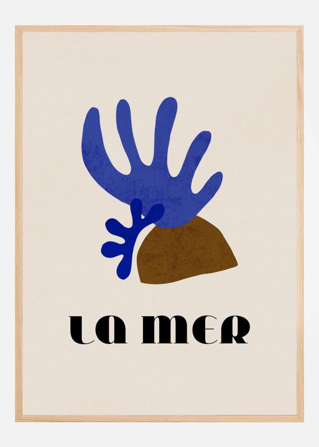 La Mer Abstract Ocean No. 01 Plakat