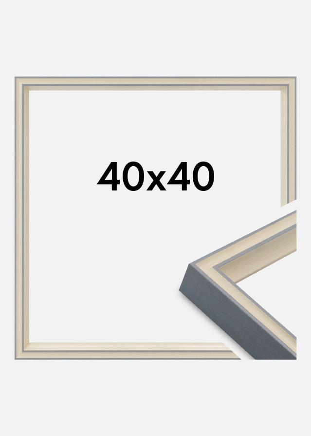 Ramme Riga Akrylglas Grå 40x40 cm