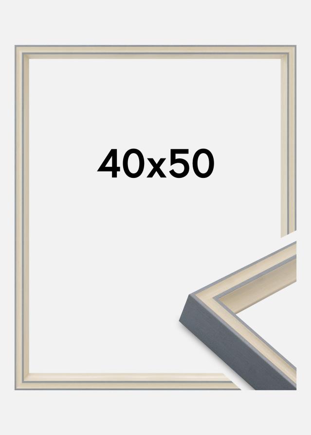 Ramme Riga Akrylglas Stone White / Bluish Grey 40x50 cm