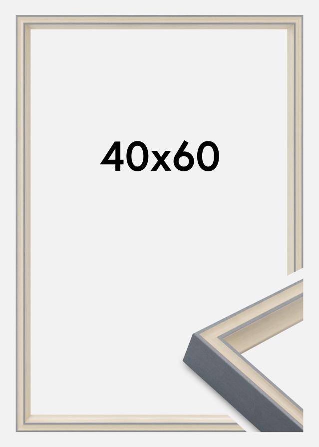 Ramme Riga Akrylglas Stone White / Bluish Grey 40x60 cm